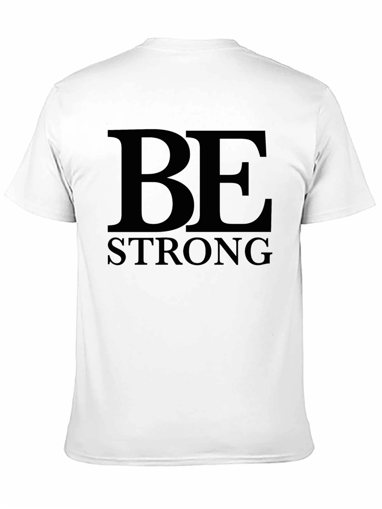 Be Strong Graphic Tee - Mens Black T-Shirt