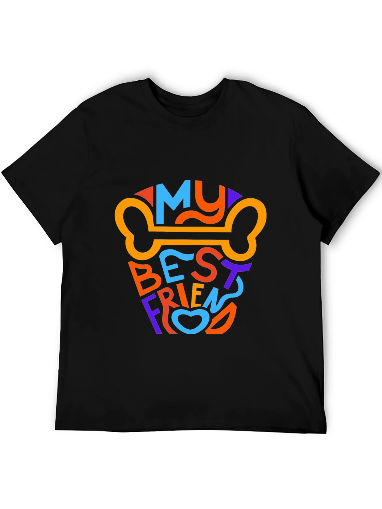 My Best Friend Dog Bone Graphic T-Shirt