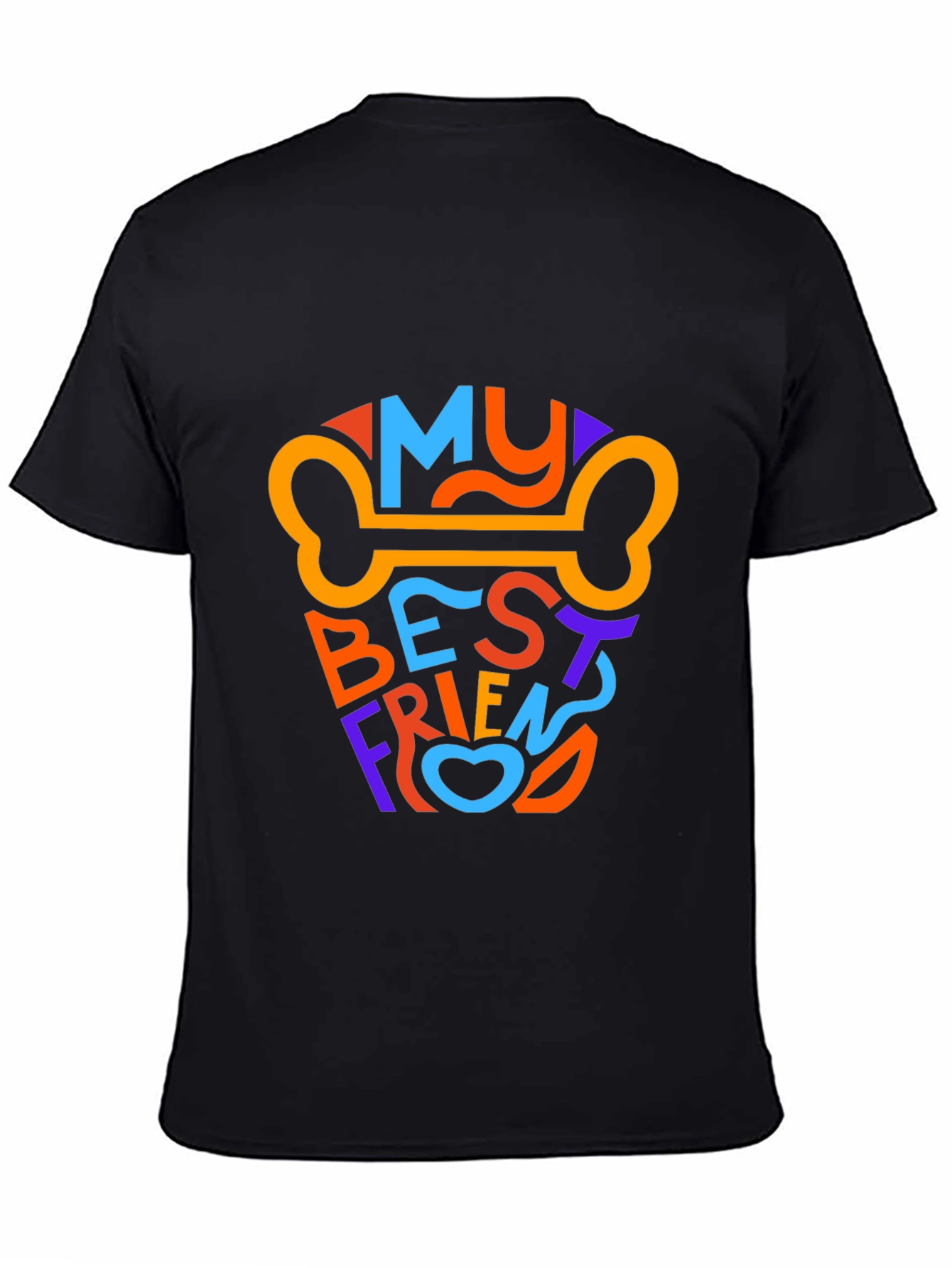 My Best Friend Dog Bone Graphic T-Shirt