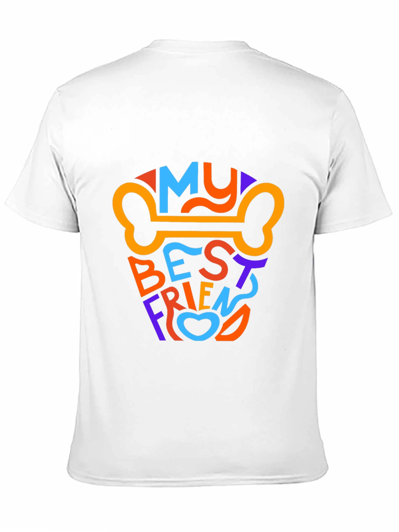 My Best Friend Dog Bone Graphic T-Shirt