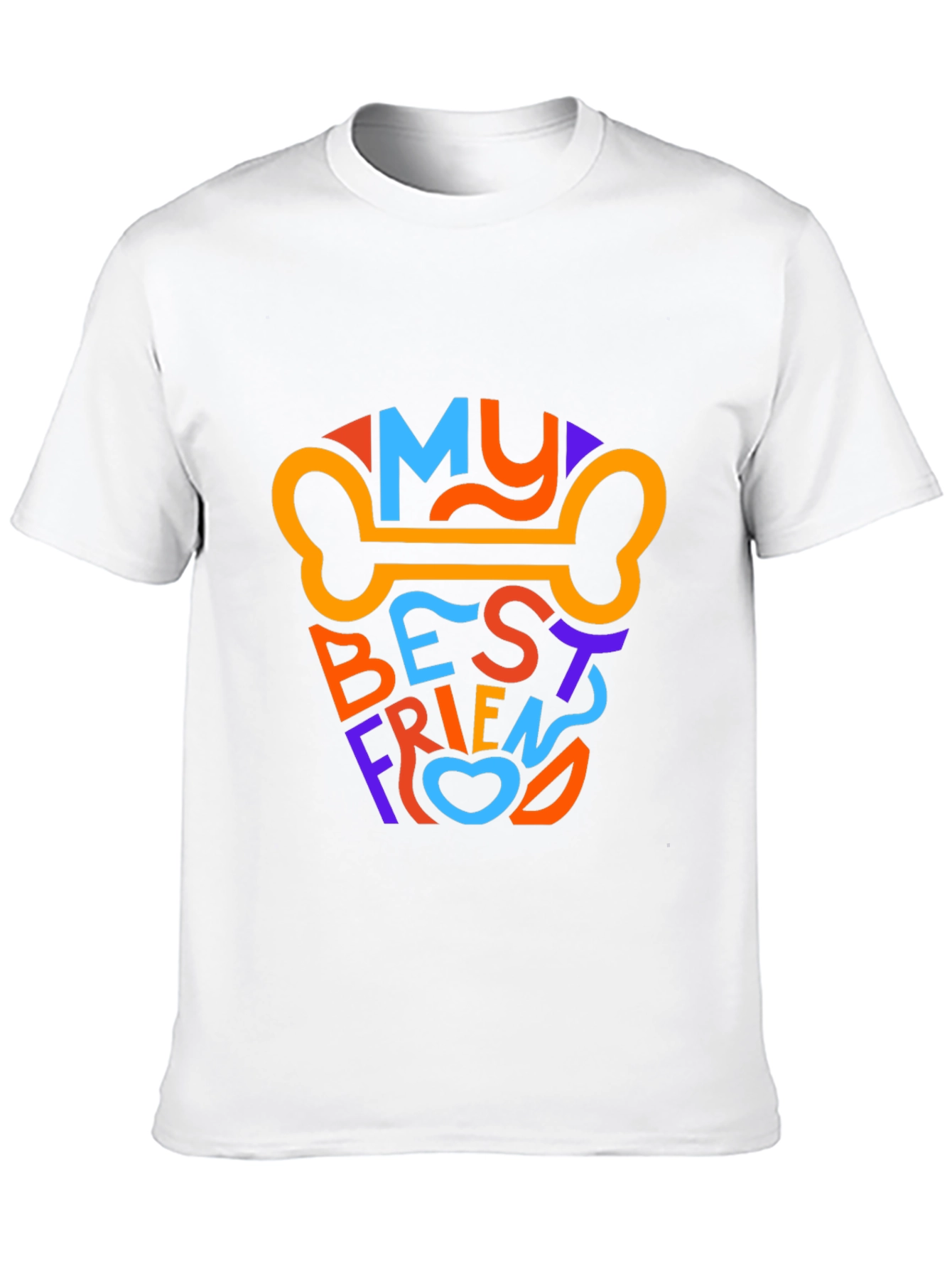 My Best Friend Dog Bone Graphic T-Shirt