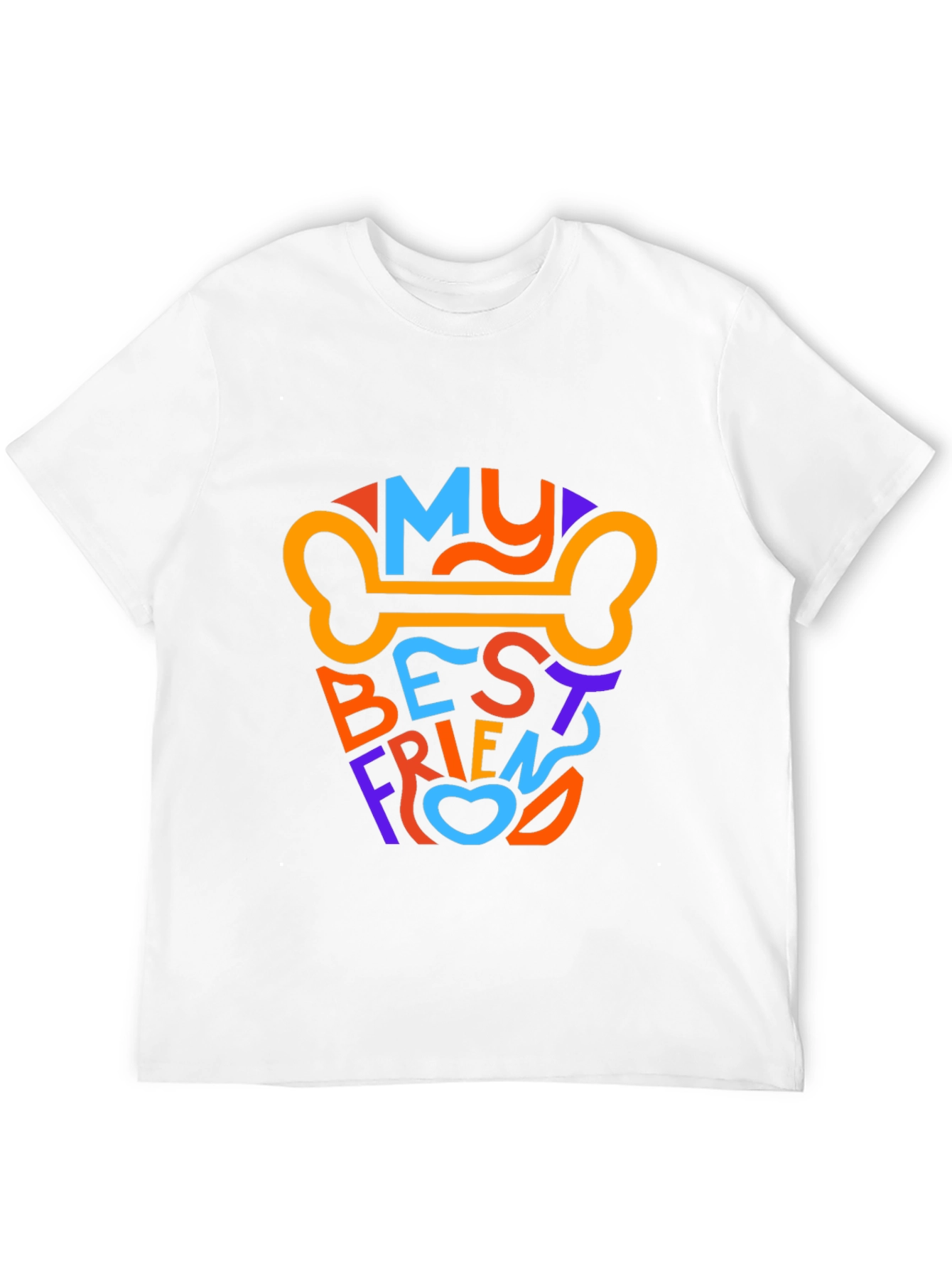 My Best Friend Dog Bone Graphic T-Shirt