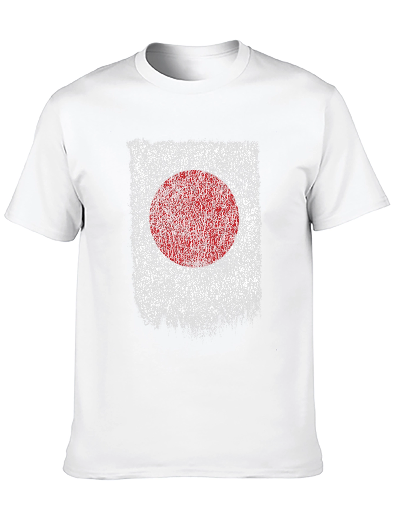 Japanese Flag Distressed T-Shirt Japan Patriotic Graphic Tee