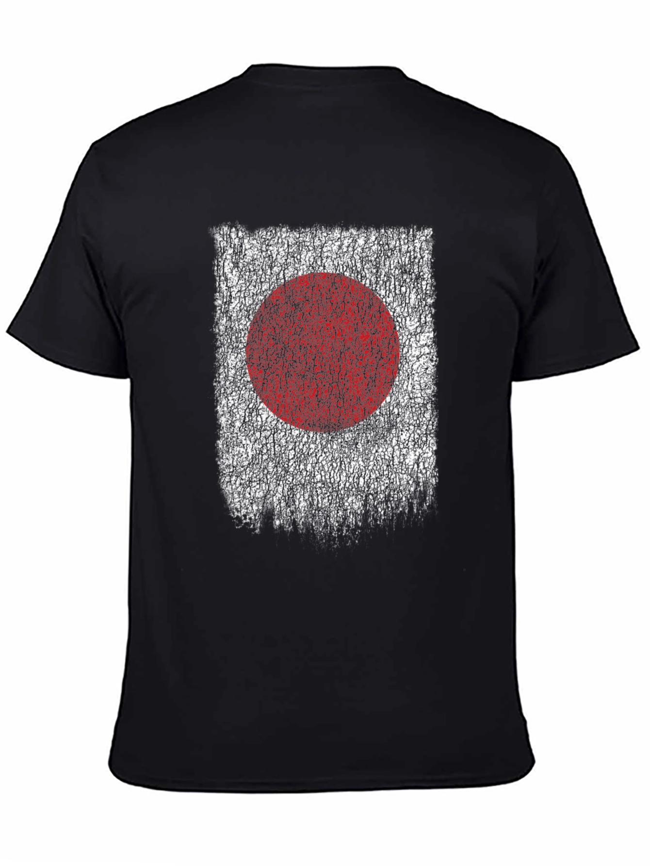 Japanese Flag Distressed T-Shirt Japan Patriotic Graphic Tee