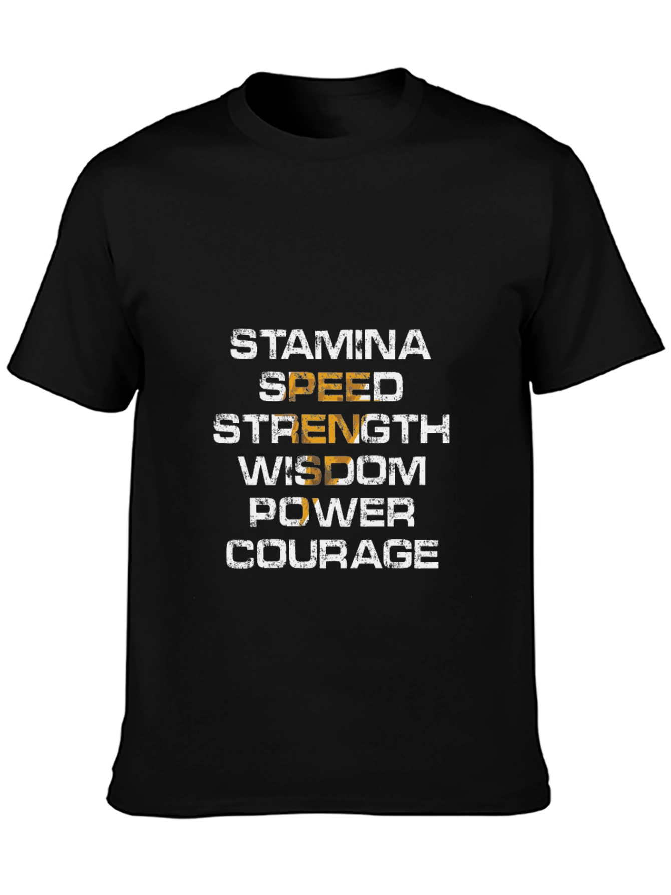 Stamina Strength Wisdom Graphic T-Shirt