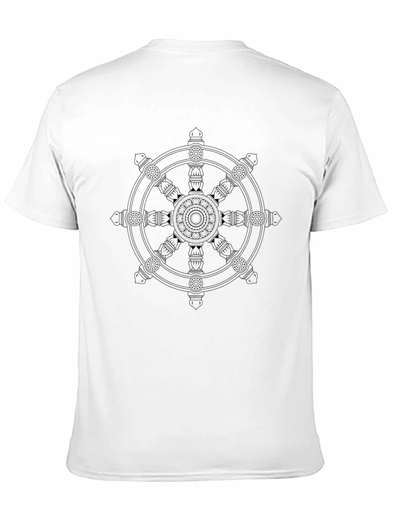 Dharma Wheel Graphic T-Shirt - Unisex Cotton Tee