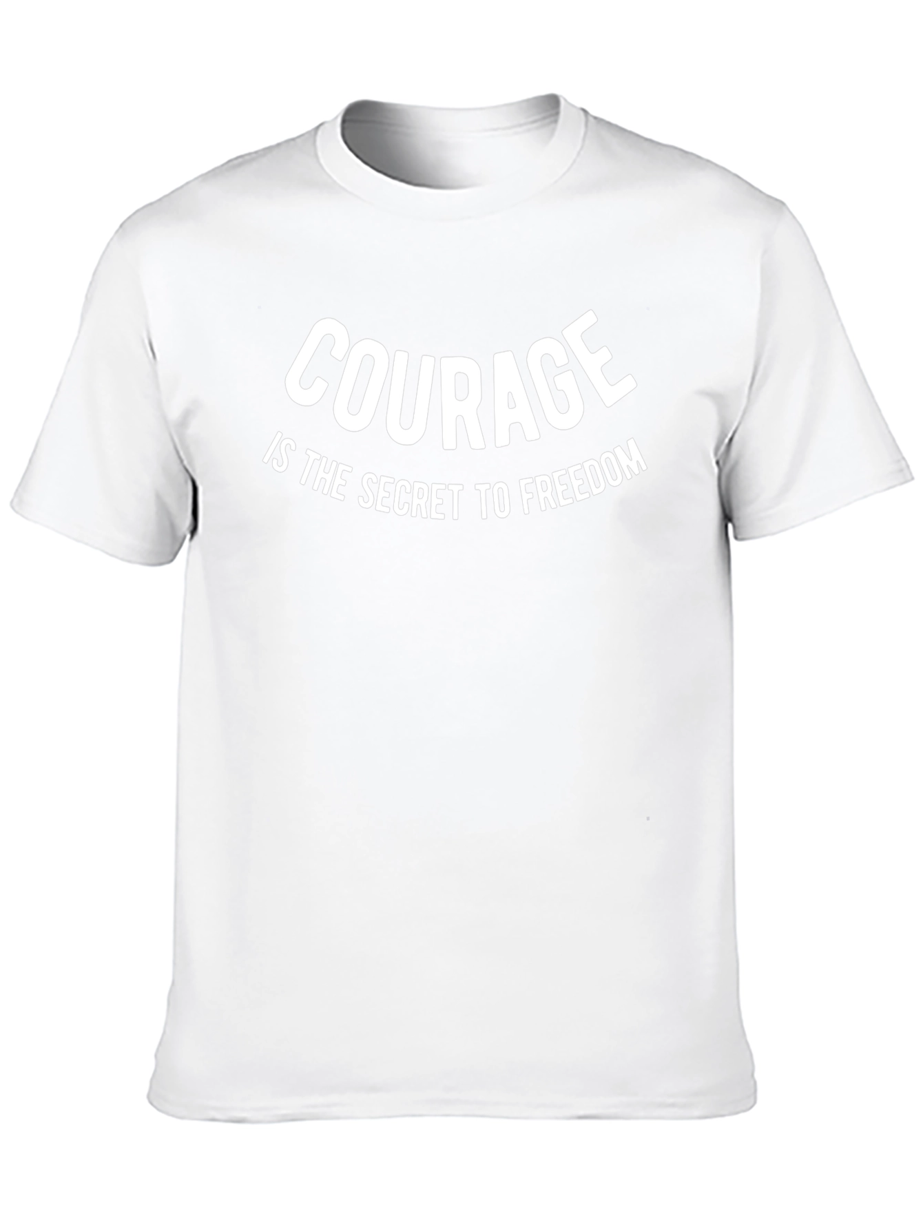Courage is Freedom Black T-Shirt