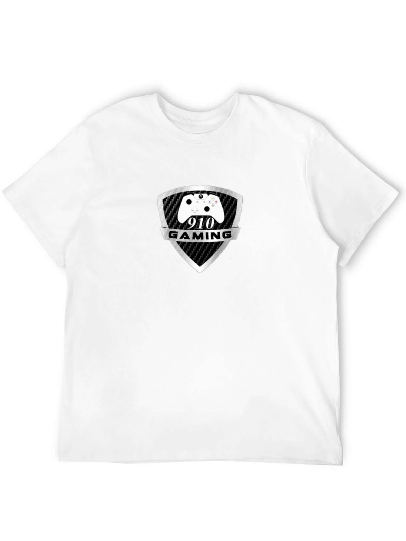 910 Gaming T-Shirt - Black Cotton Gamer Tee