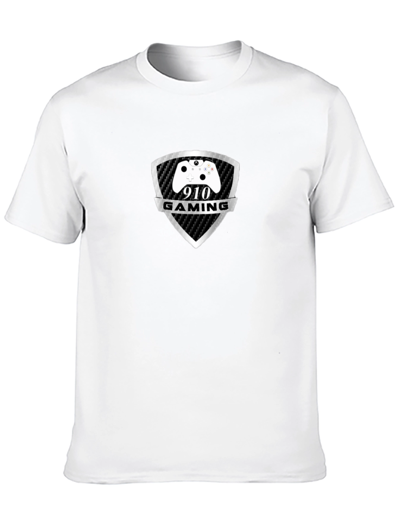 910 Gaming T-Shirt - Black Cotton Gamer Tee