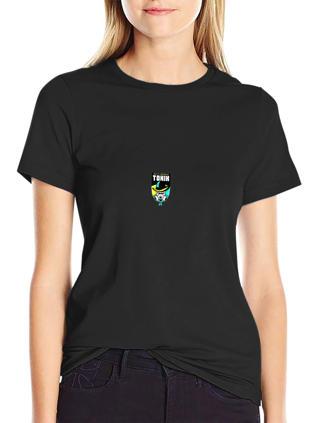 Toxin Fashionable Black T-Shirt