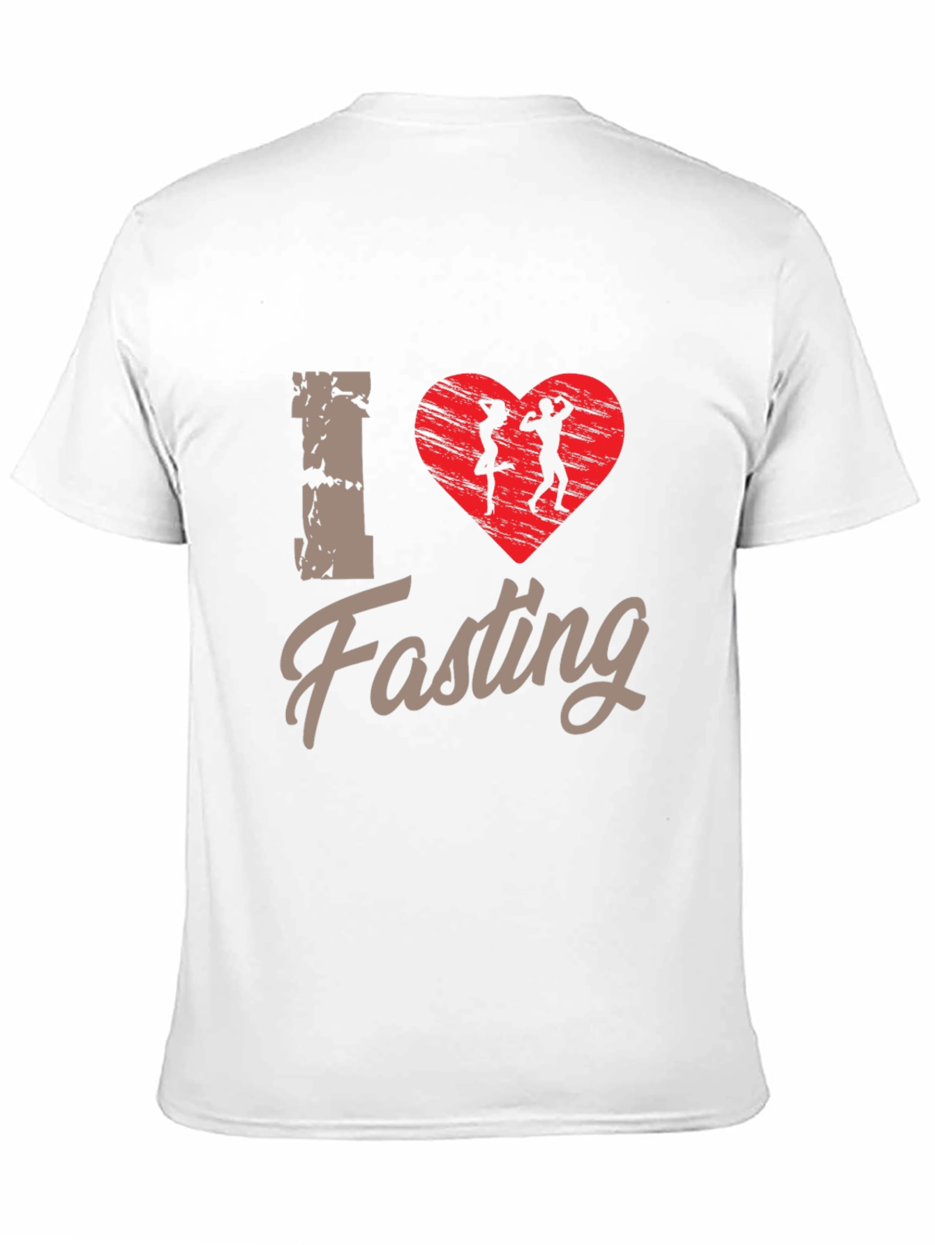 I Heart Fasting Graphic Tee - Black