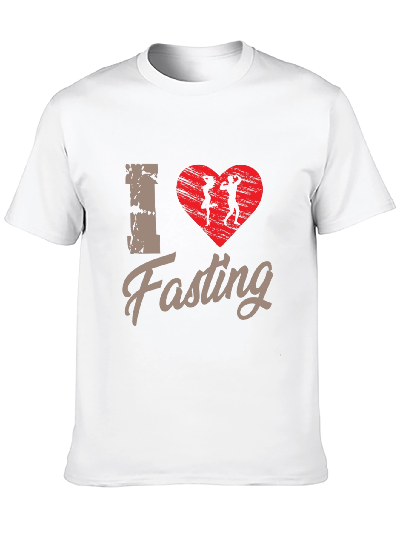I Heart Fasting Graphic Tee - Black