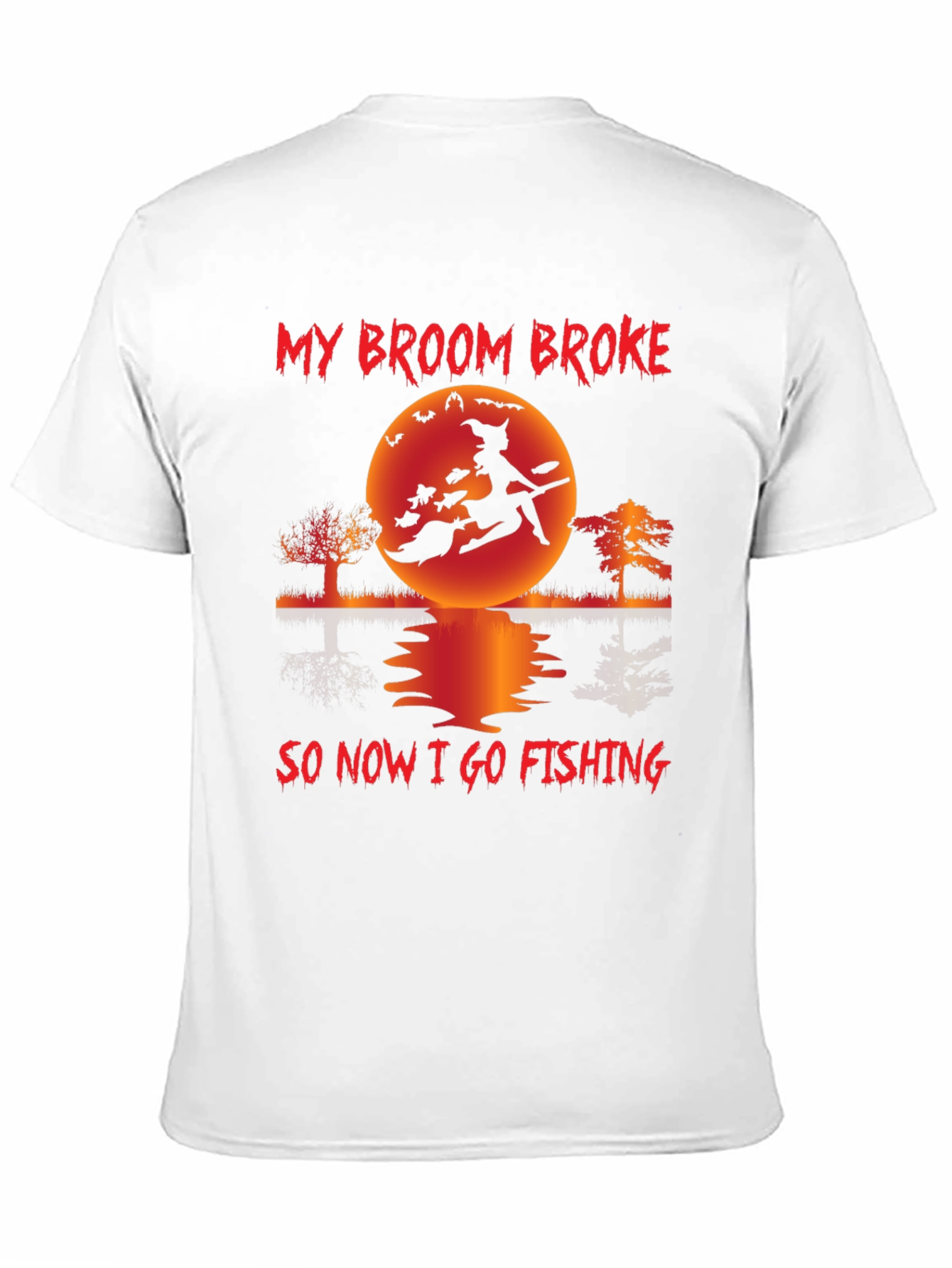 Witch Fishing T-Shirt - Halloween Fun