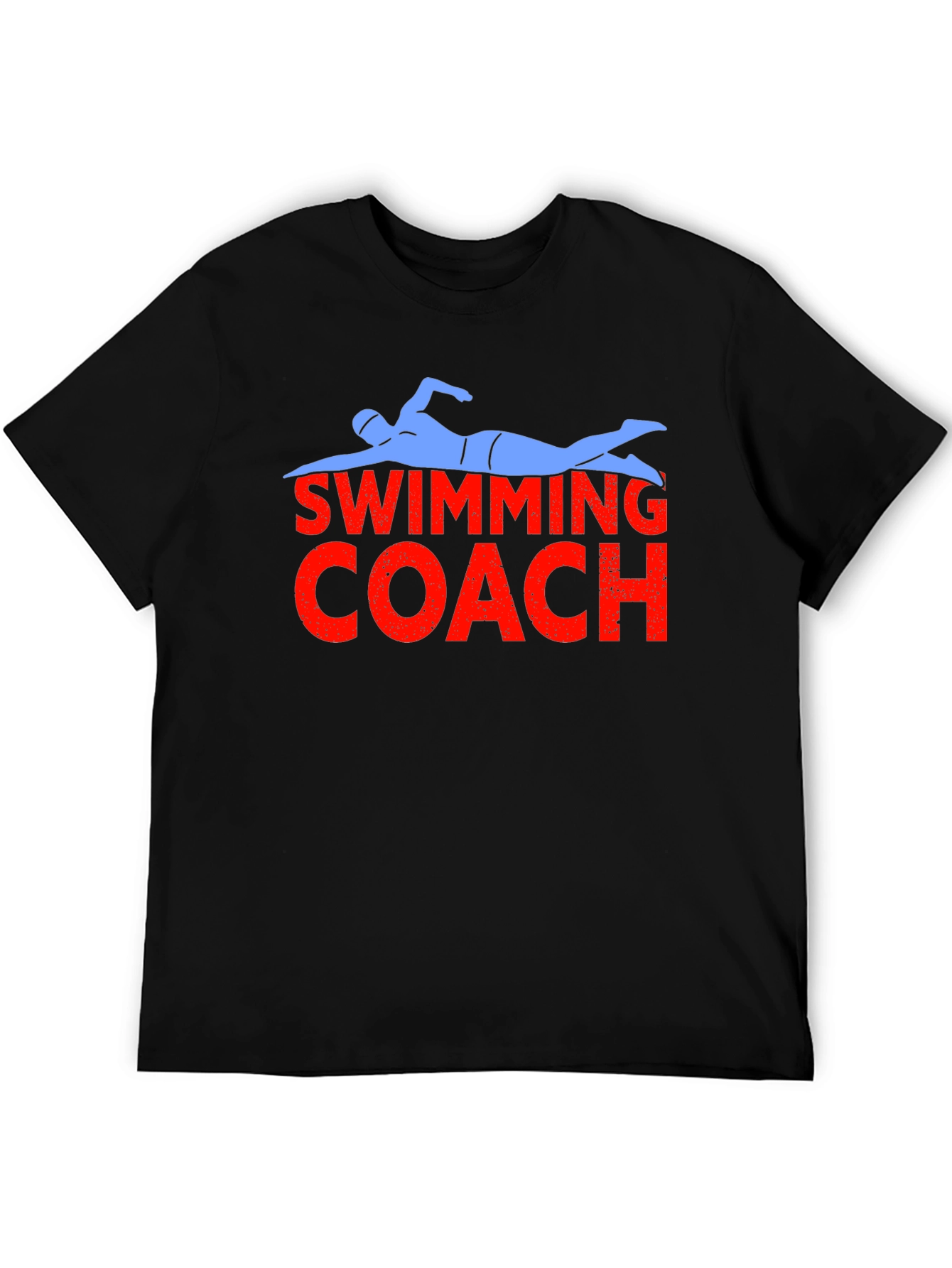 Swimming Coach Graphic T-Shirt