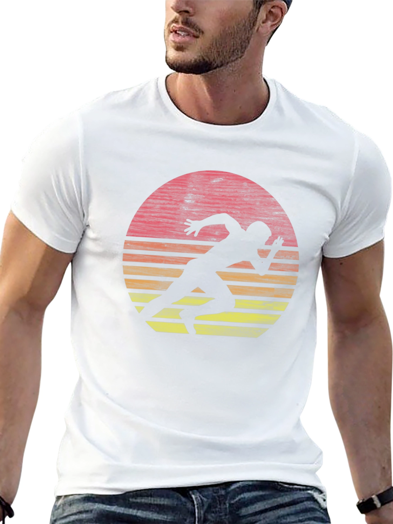Retro Runner Graphic T-Shirt