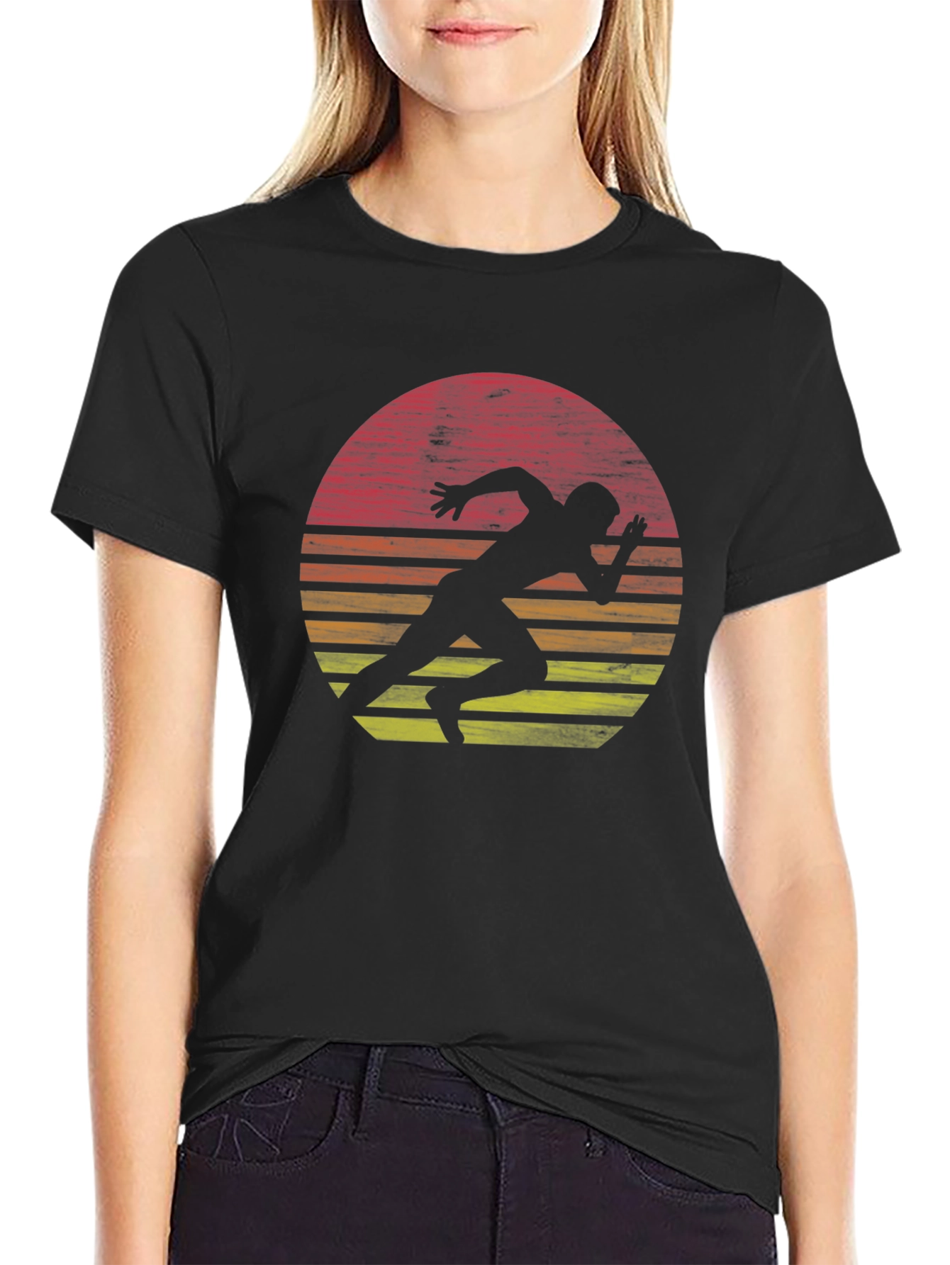 Retro Runner Graphic T-Shirt