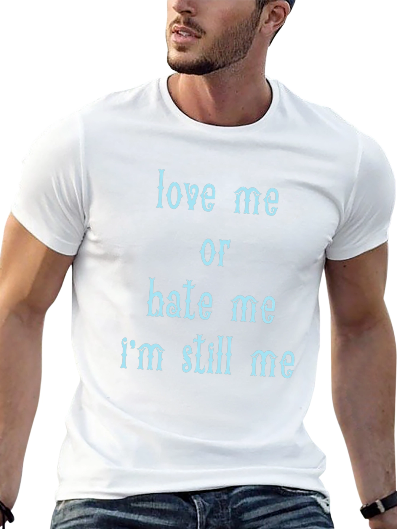 Love Me Or Hate Me Mens Graphic Tee