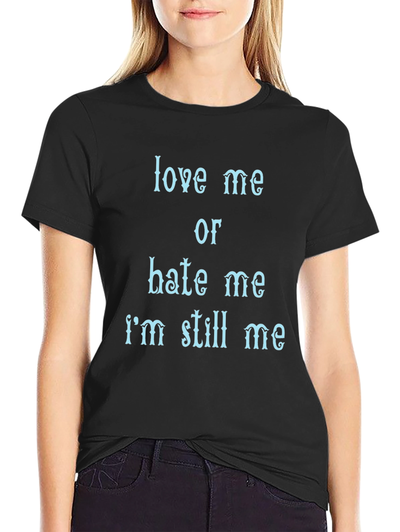 Love Me Or Hate Me Mens Graphic Tee