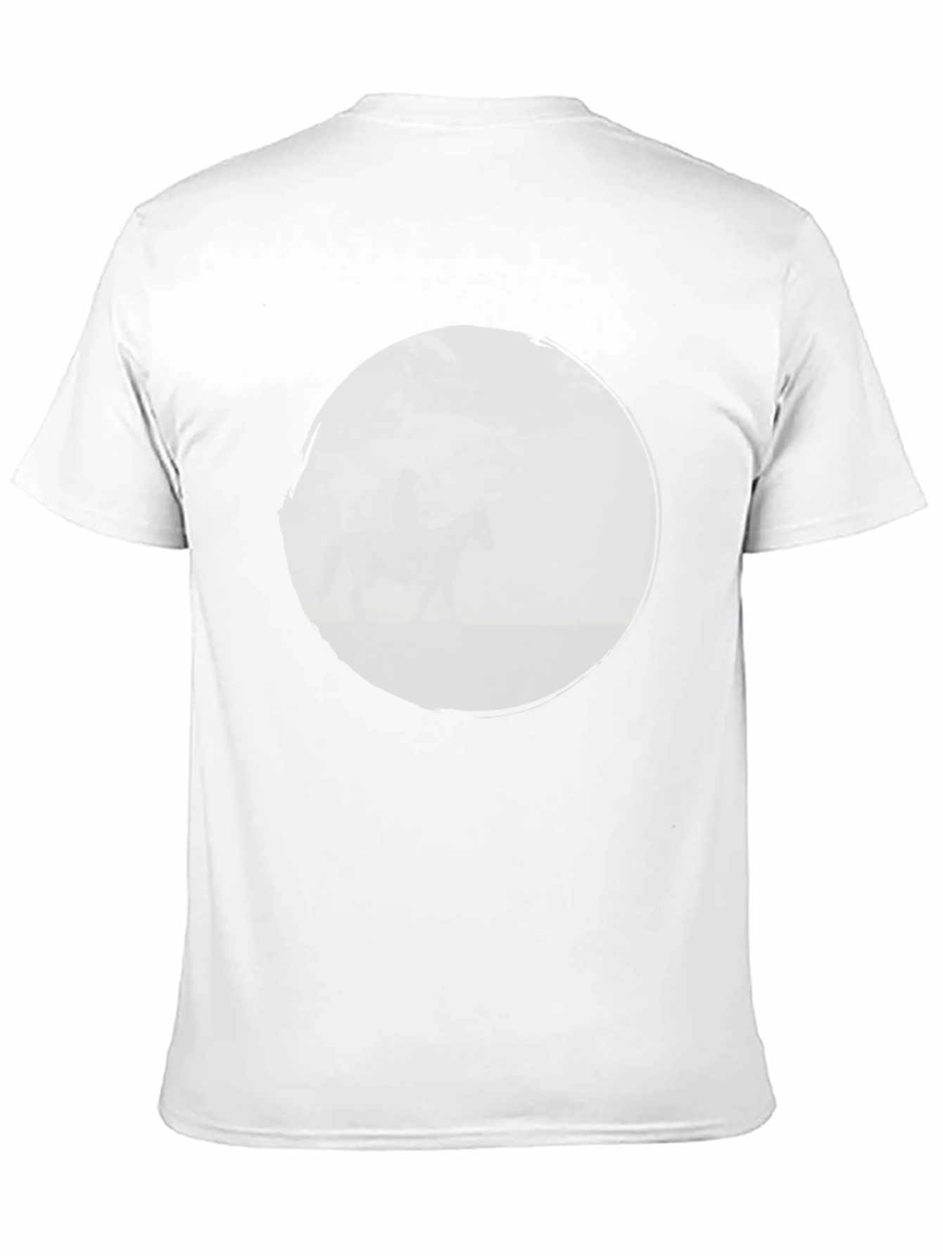 Equestrian Silhouette T-Shirt - Black