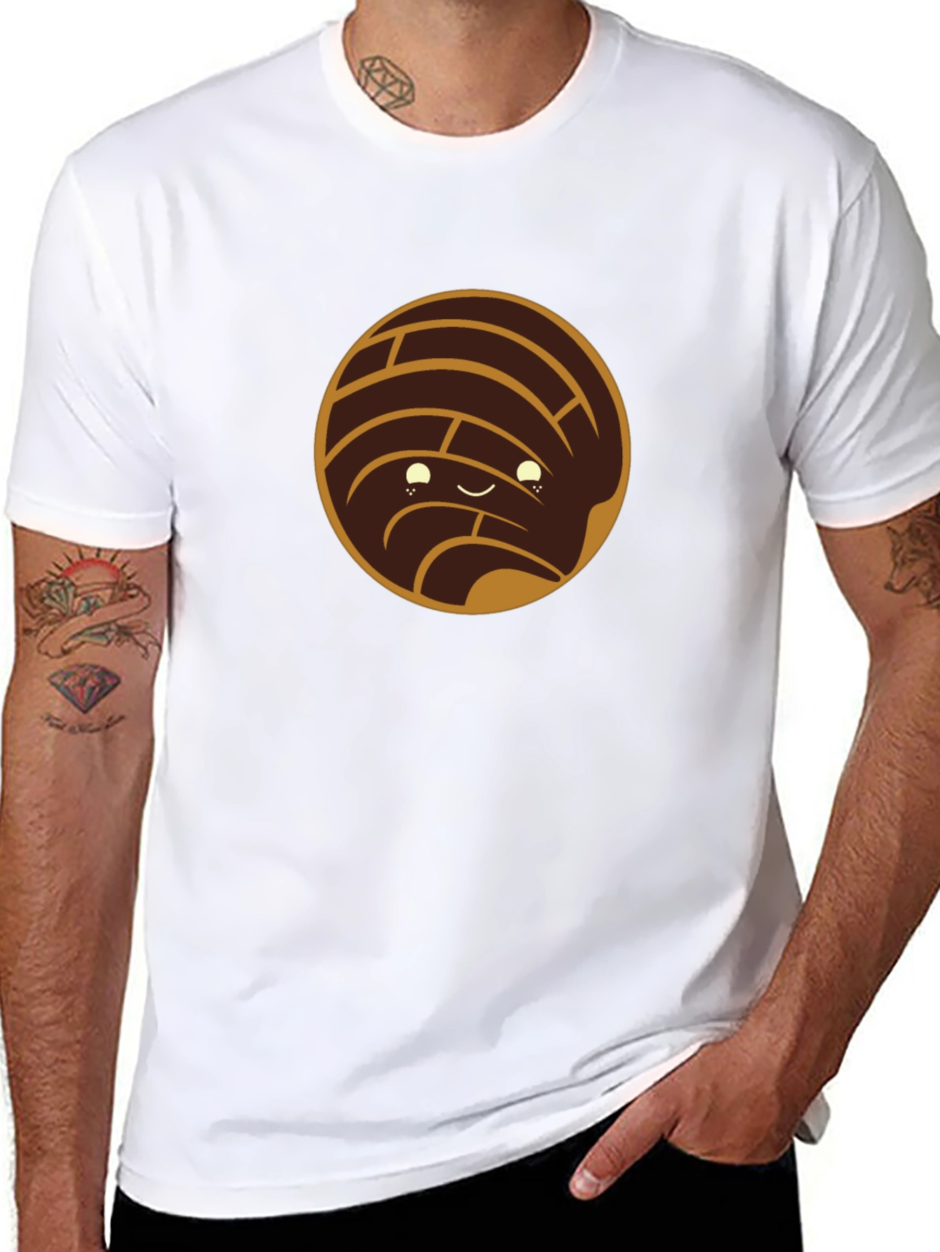 Cute Concha Bread T-Shirt - Sweet Treat Tee