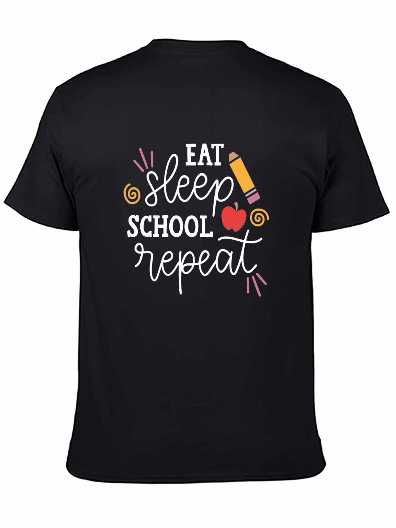 Eat Sleep School Repeat Graphic Tee