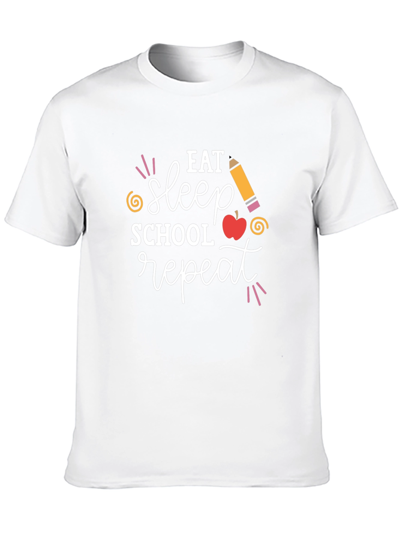 Eat Sleep School Repeat Graphic Tee