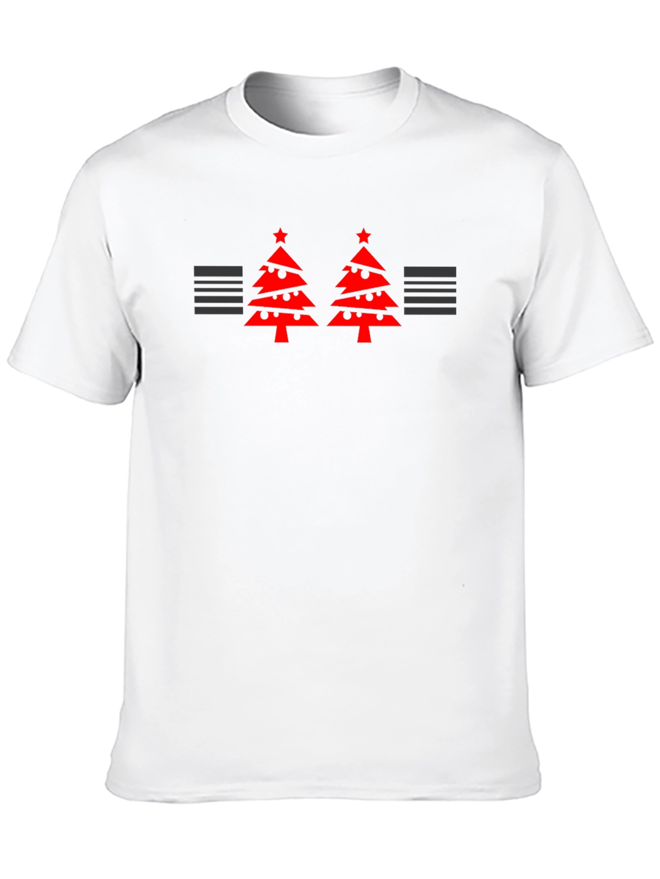 Festive Two Tree Black T-Shirt