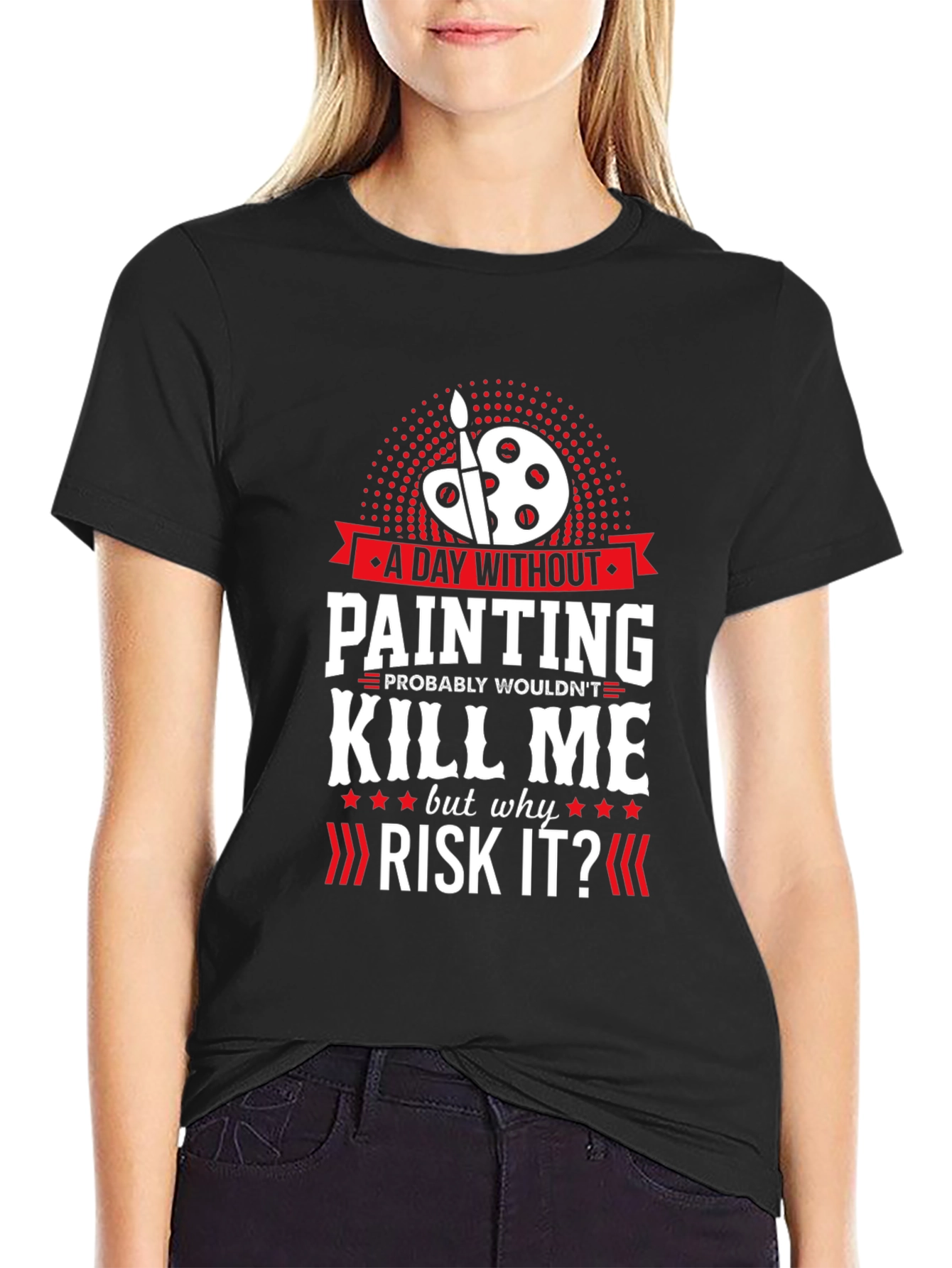 Funny Painting T-Shirt Artist Gift