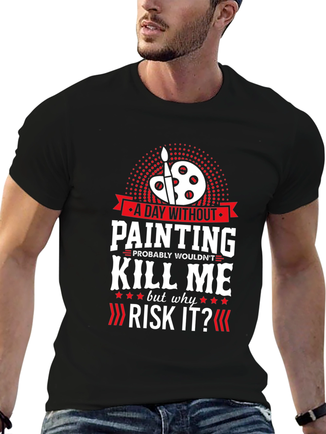 Funny Painting T-Shirt Artist Gift