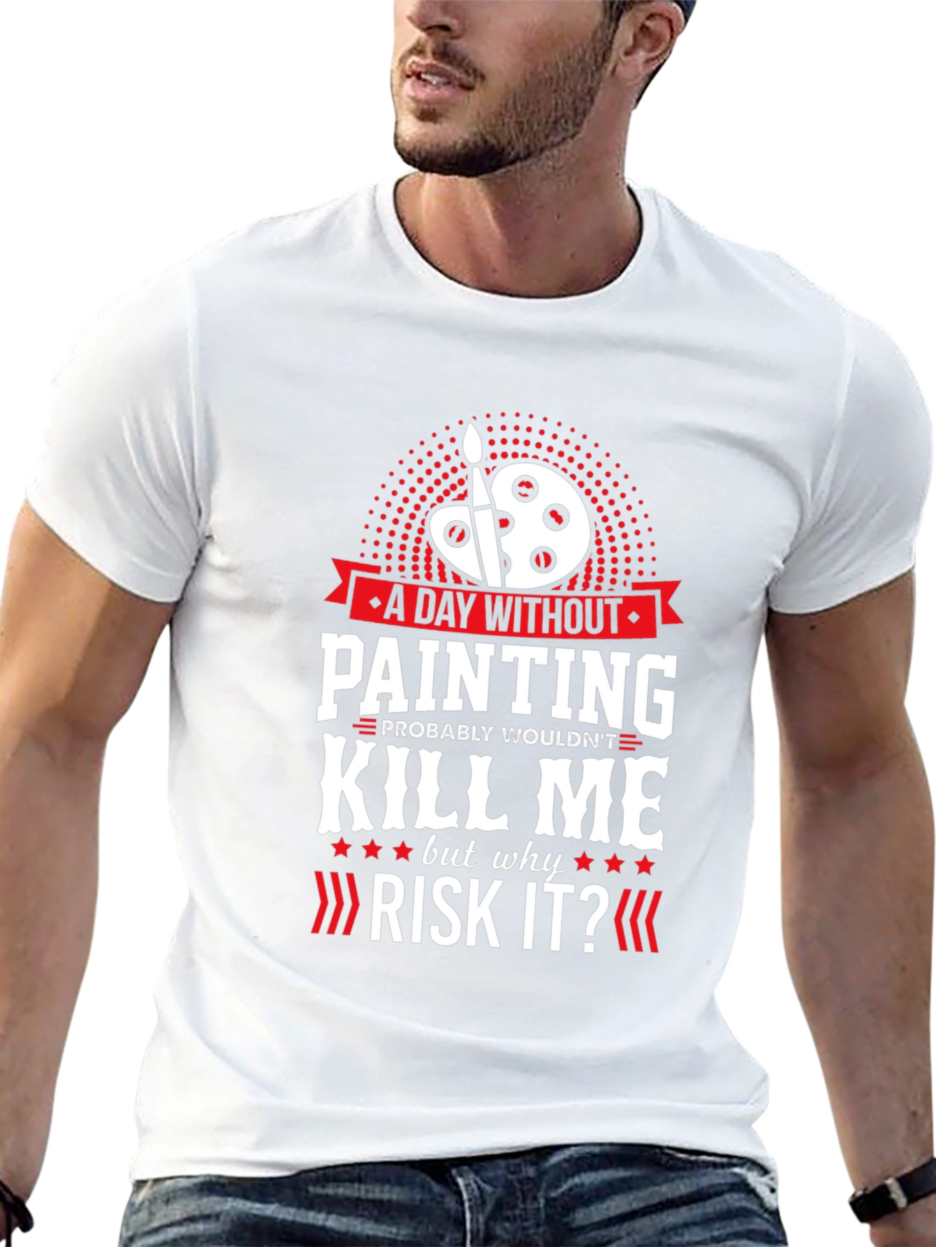 Funny Painting T-Shirt Artist Gift