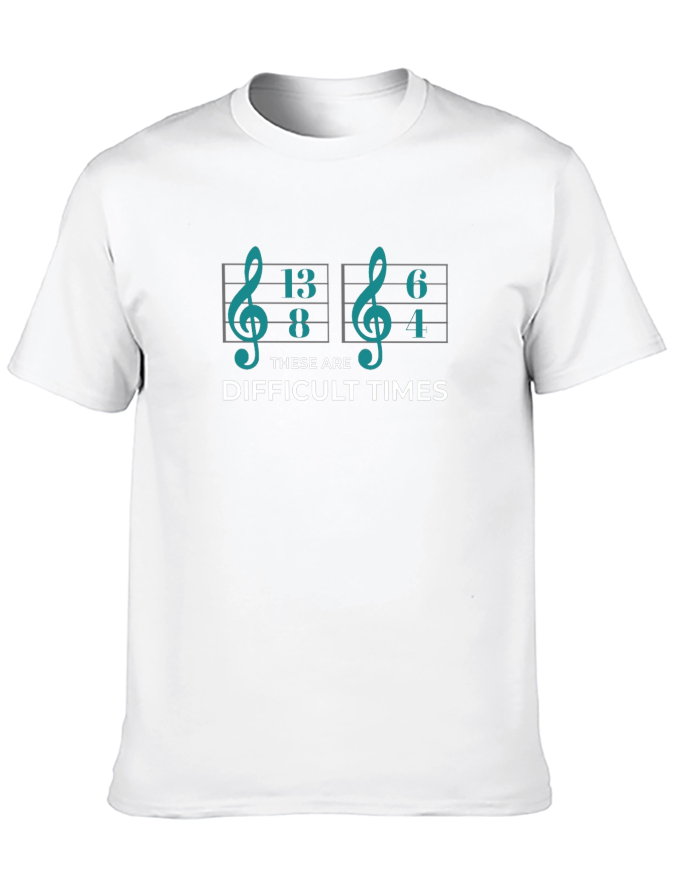 Difficult Times Music Theory T-Shirt