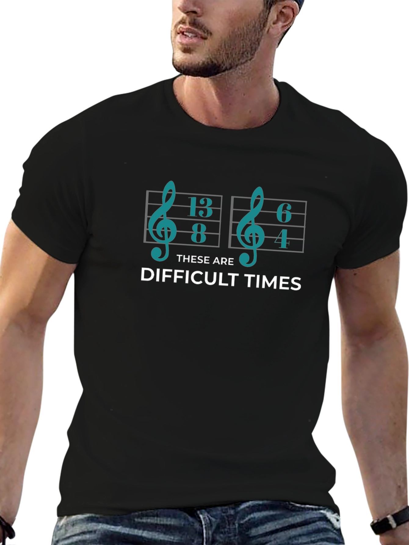 Difficult Times Music Theory T-Shirt