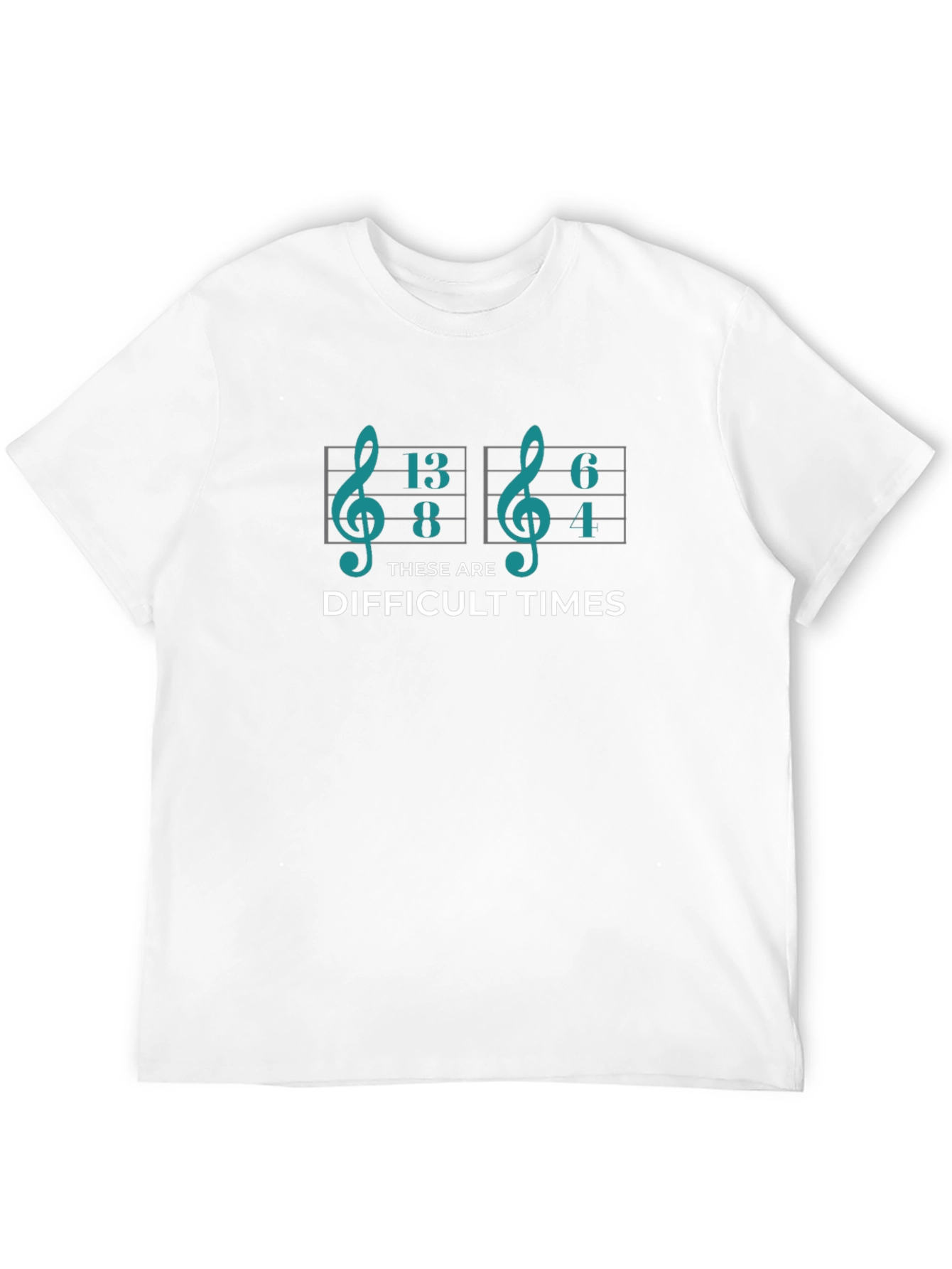 Difficult Times Music Theory T-Shirt