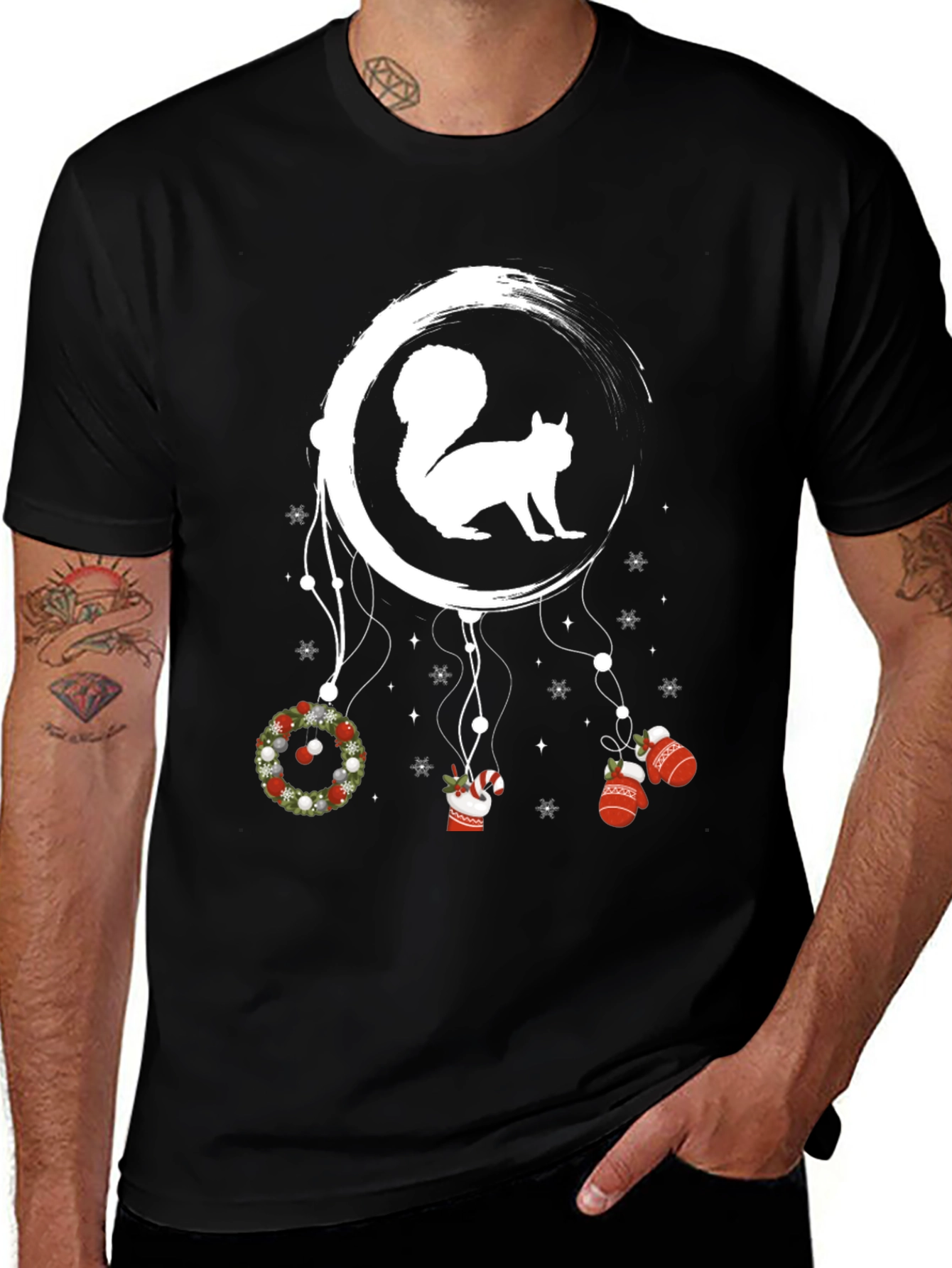 Squirrel Christmas Dreamcatcher T-Shirt