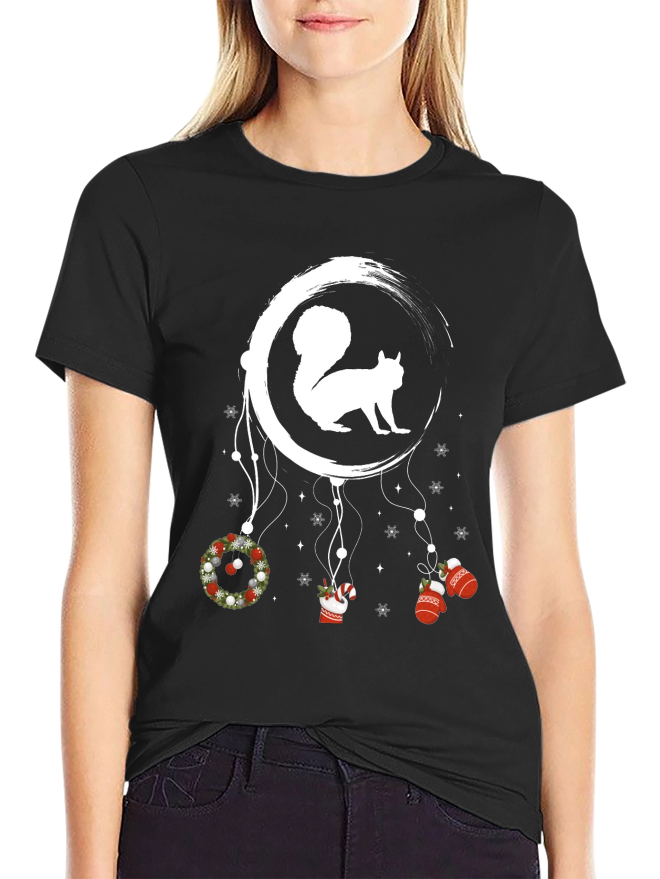 Squirrel Christmas Dreamcatcher T-Shirt