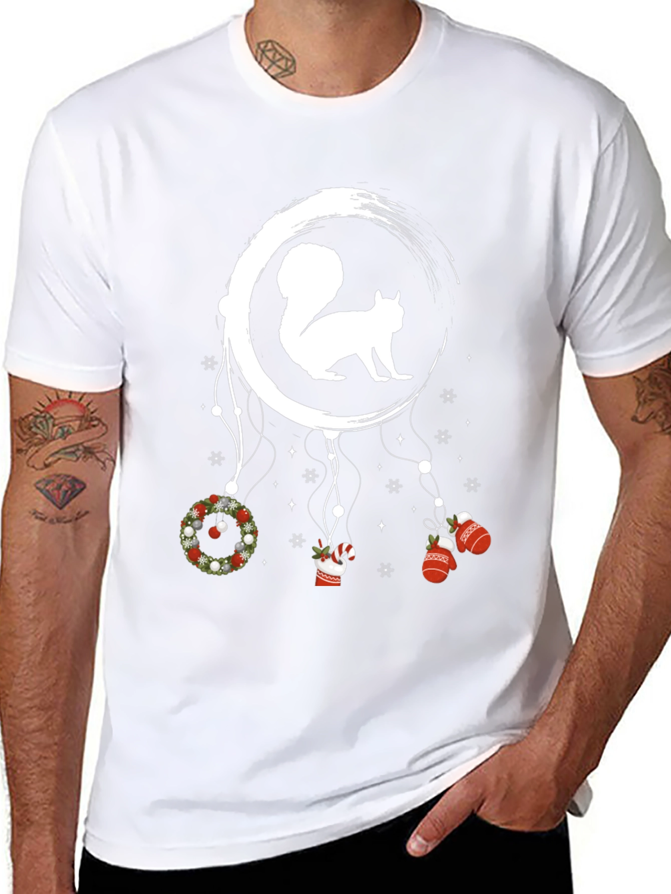 Squirrel Christmas Dreamcatcher T-Shirt