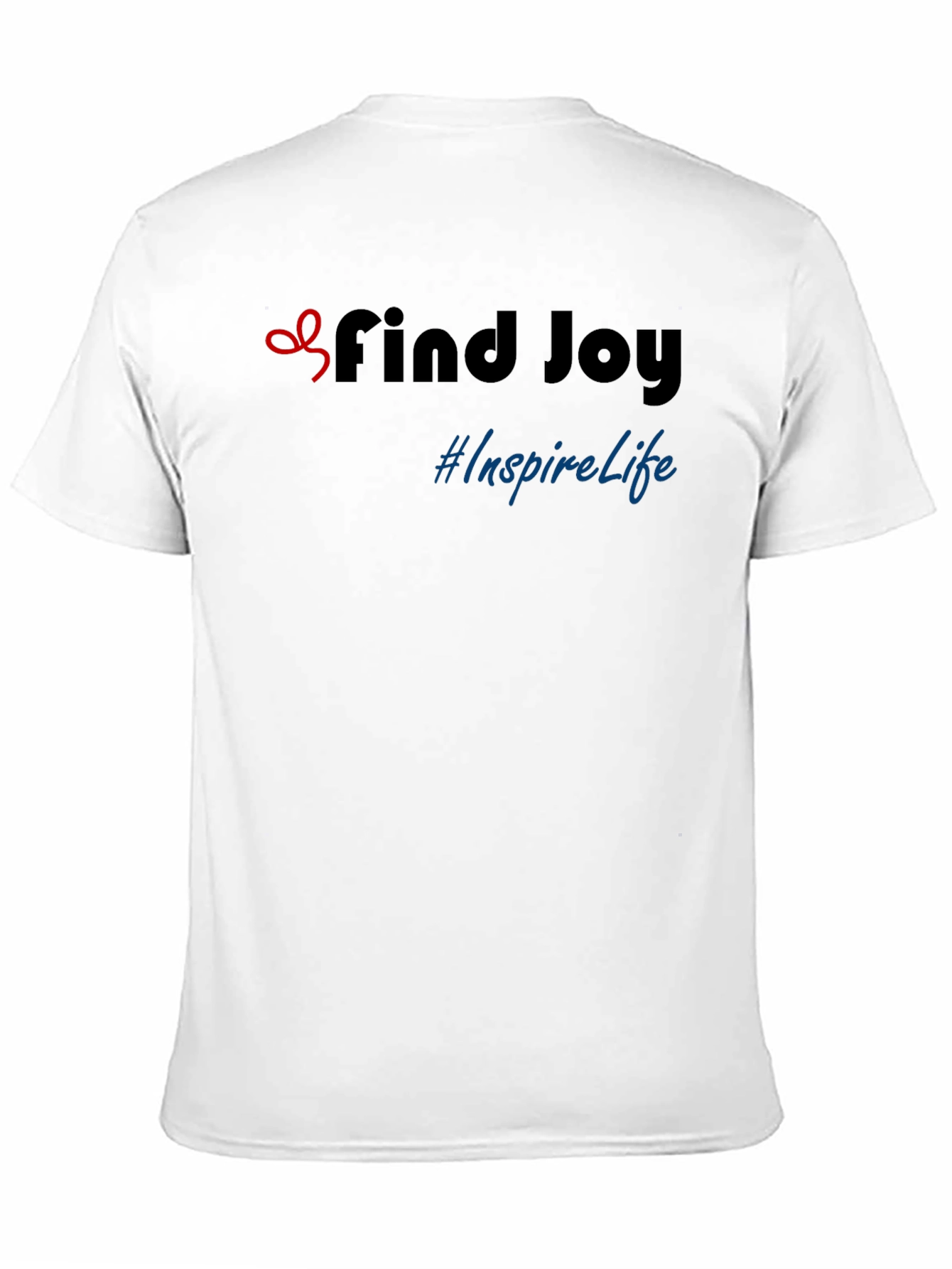 Find Joy Inspire Life Black Graphic Tee Shirt