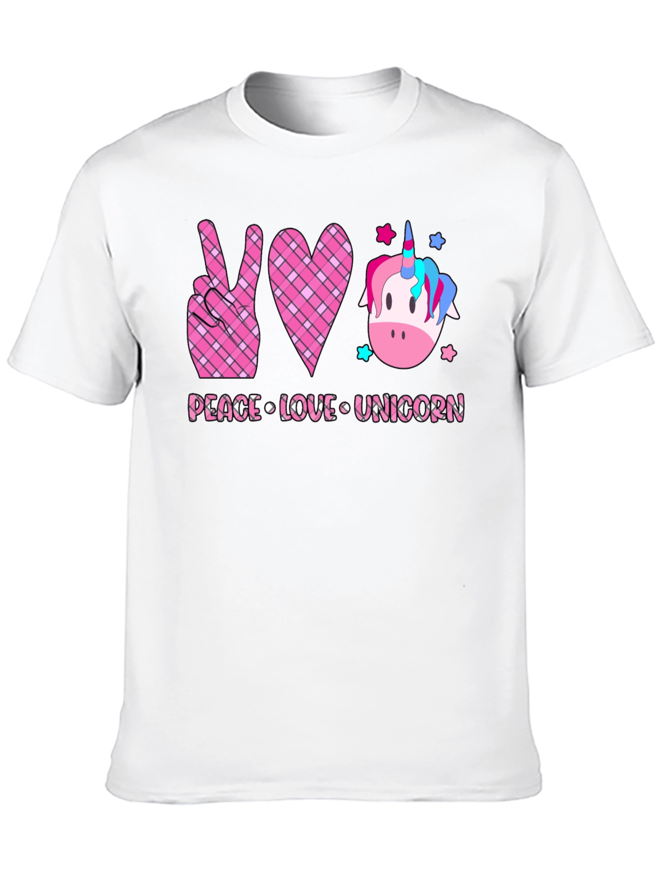 Peace Love Unicorn Graphic Tee