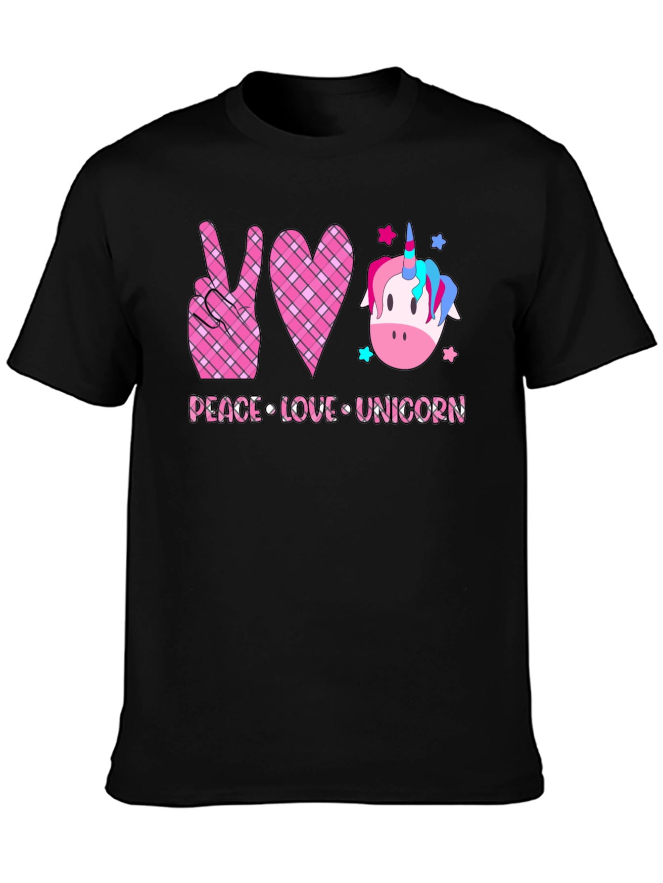 Peace Love Unicorn Graphic Tee