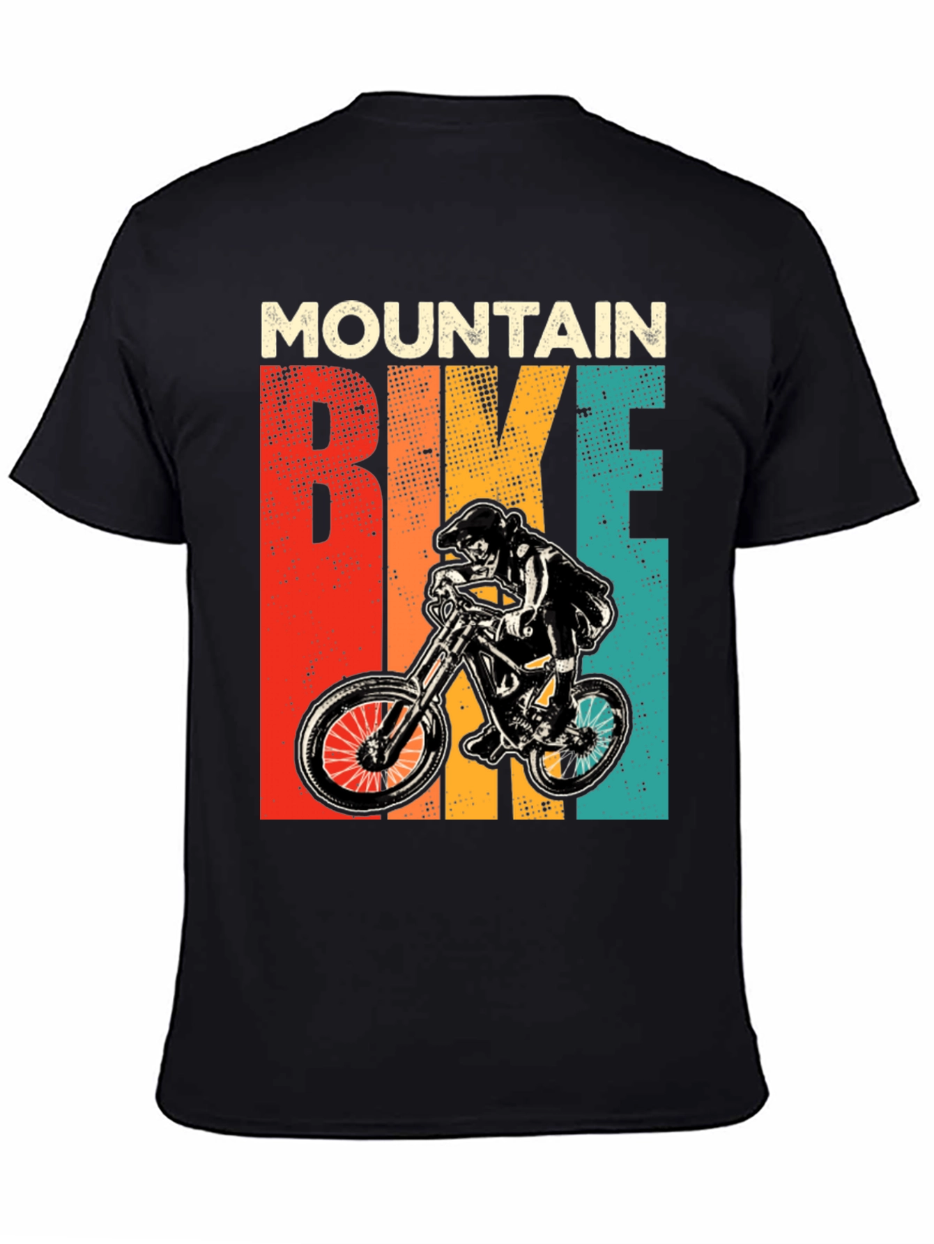 Mountain Bike Graphic Tee Retro Style