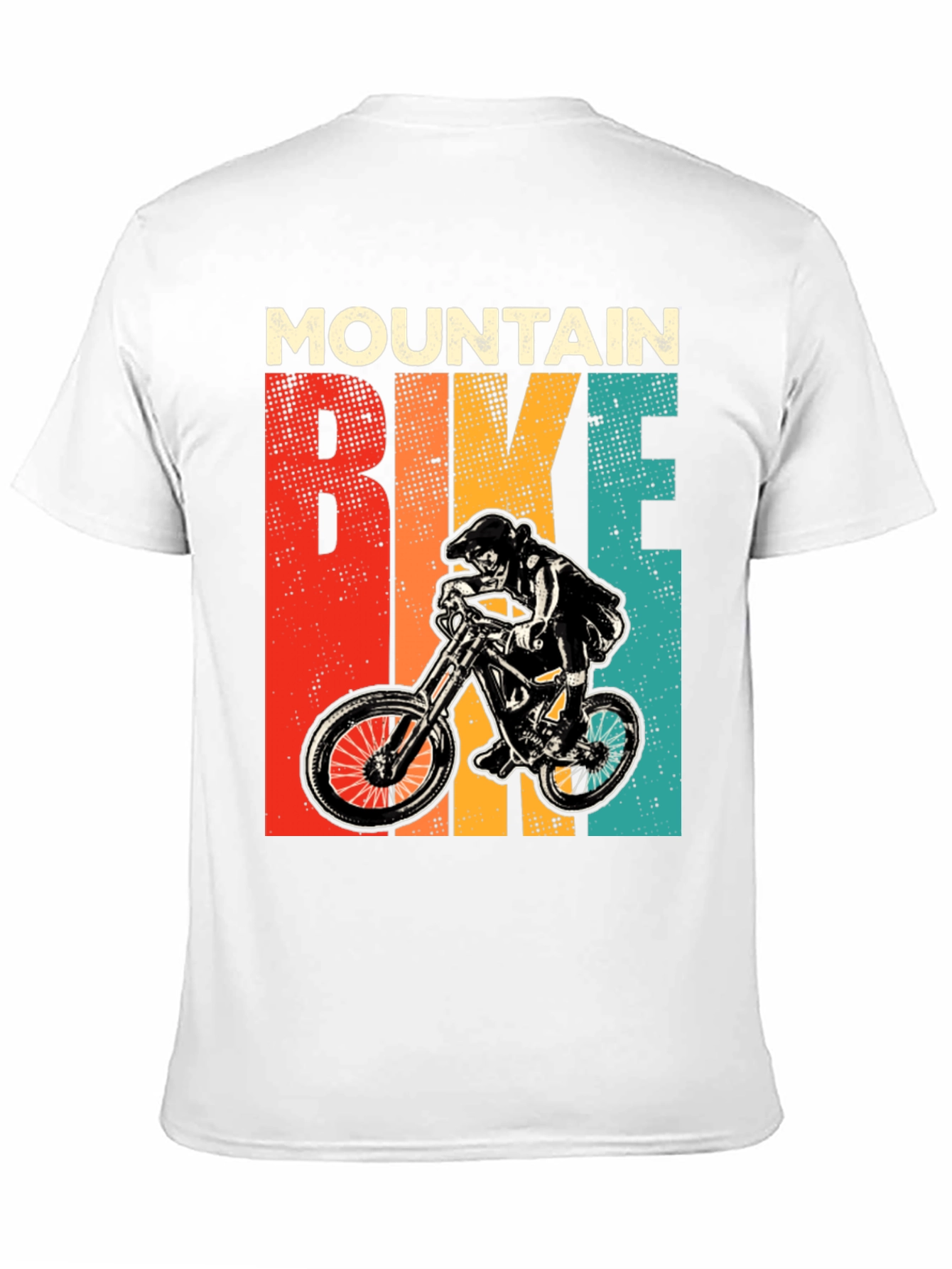 Mountain Bike Graphic Tee Retro Style