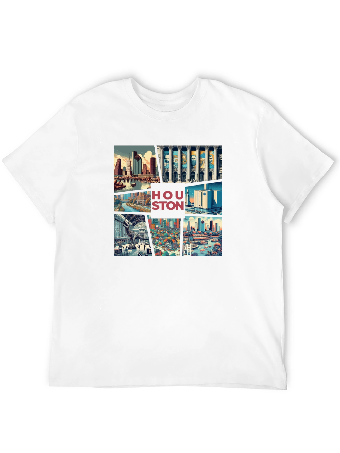Houston Cityscape Graphic Tee