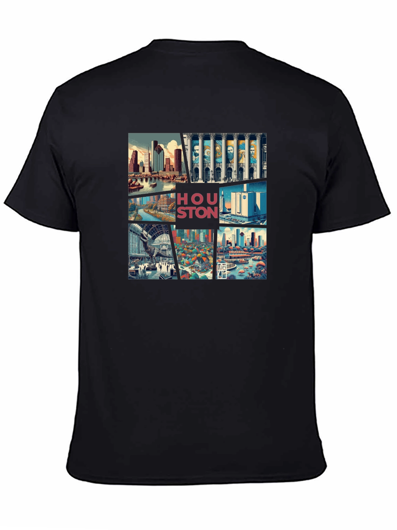 Houston Cityscape Graphic Tee