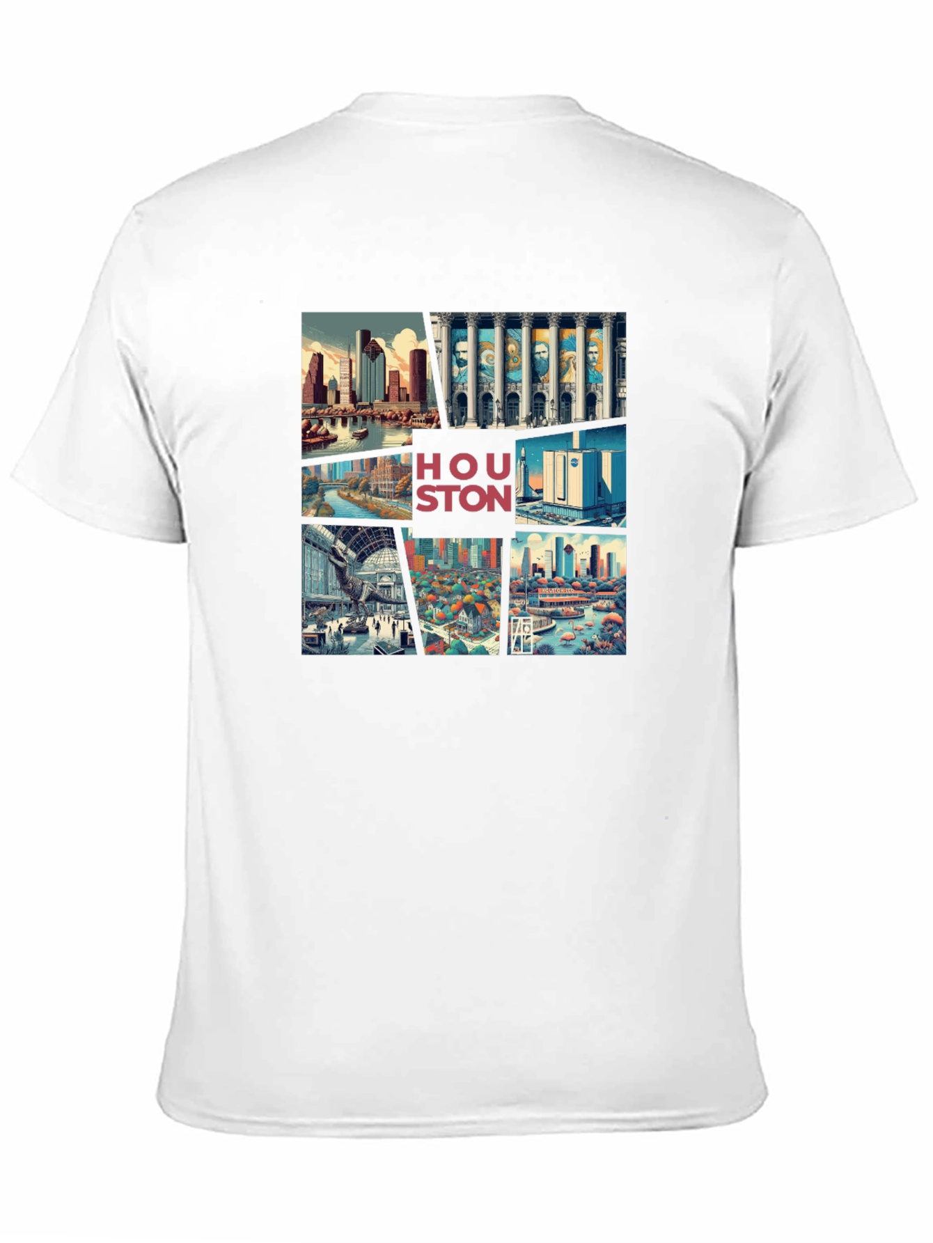 Houston Cityscape Graphic Tee