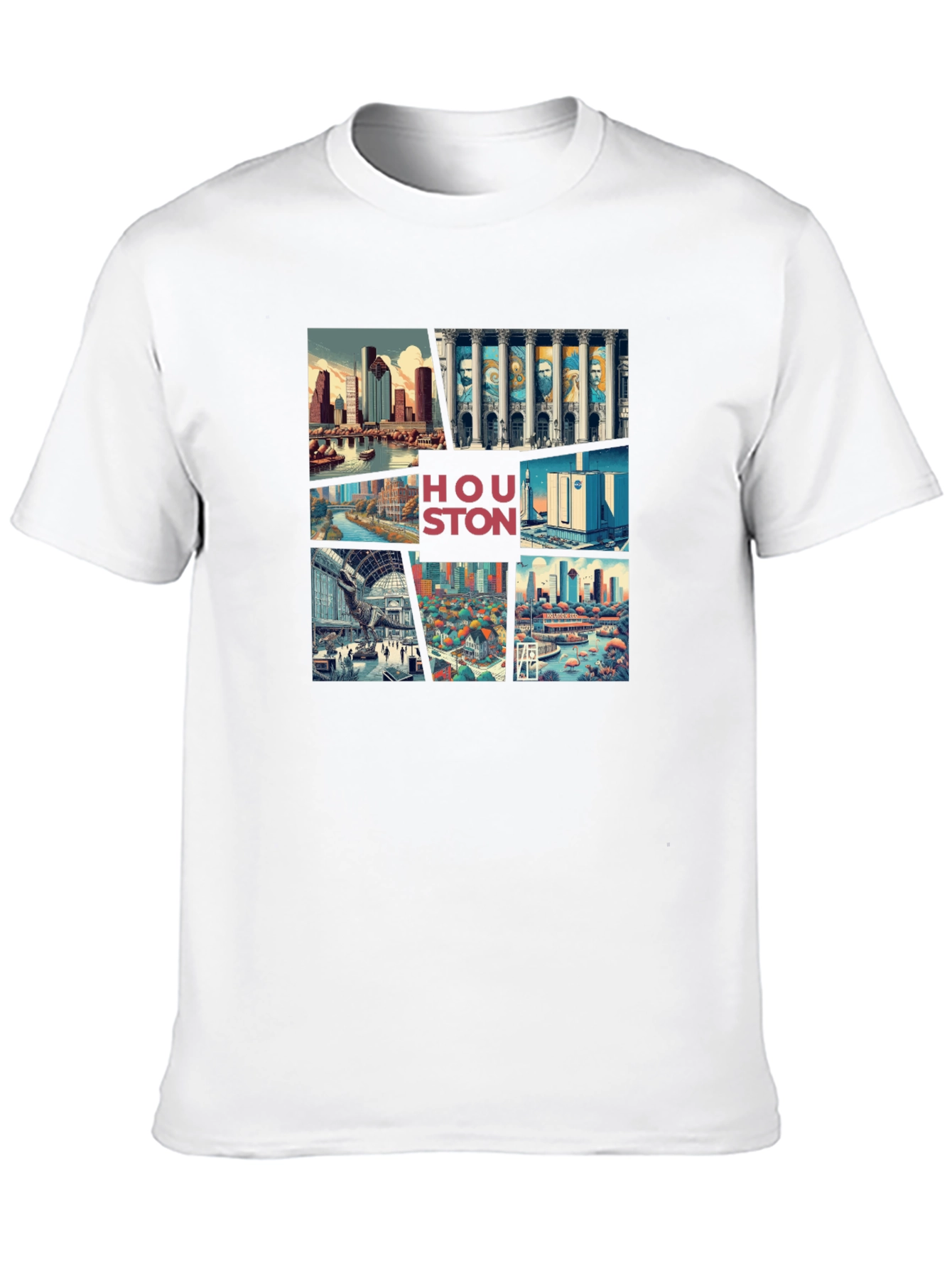 Houston Cityscape Graphic Tee