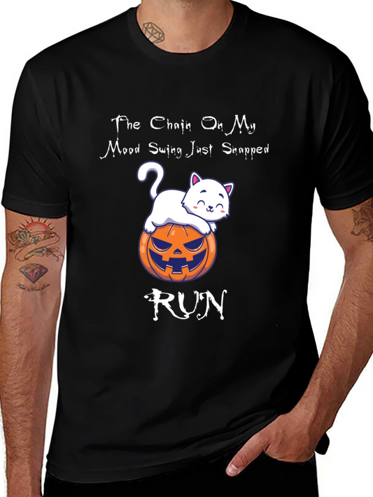 Halloween Cat Mood Swing T-Shirt