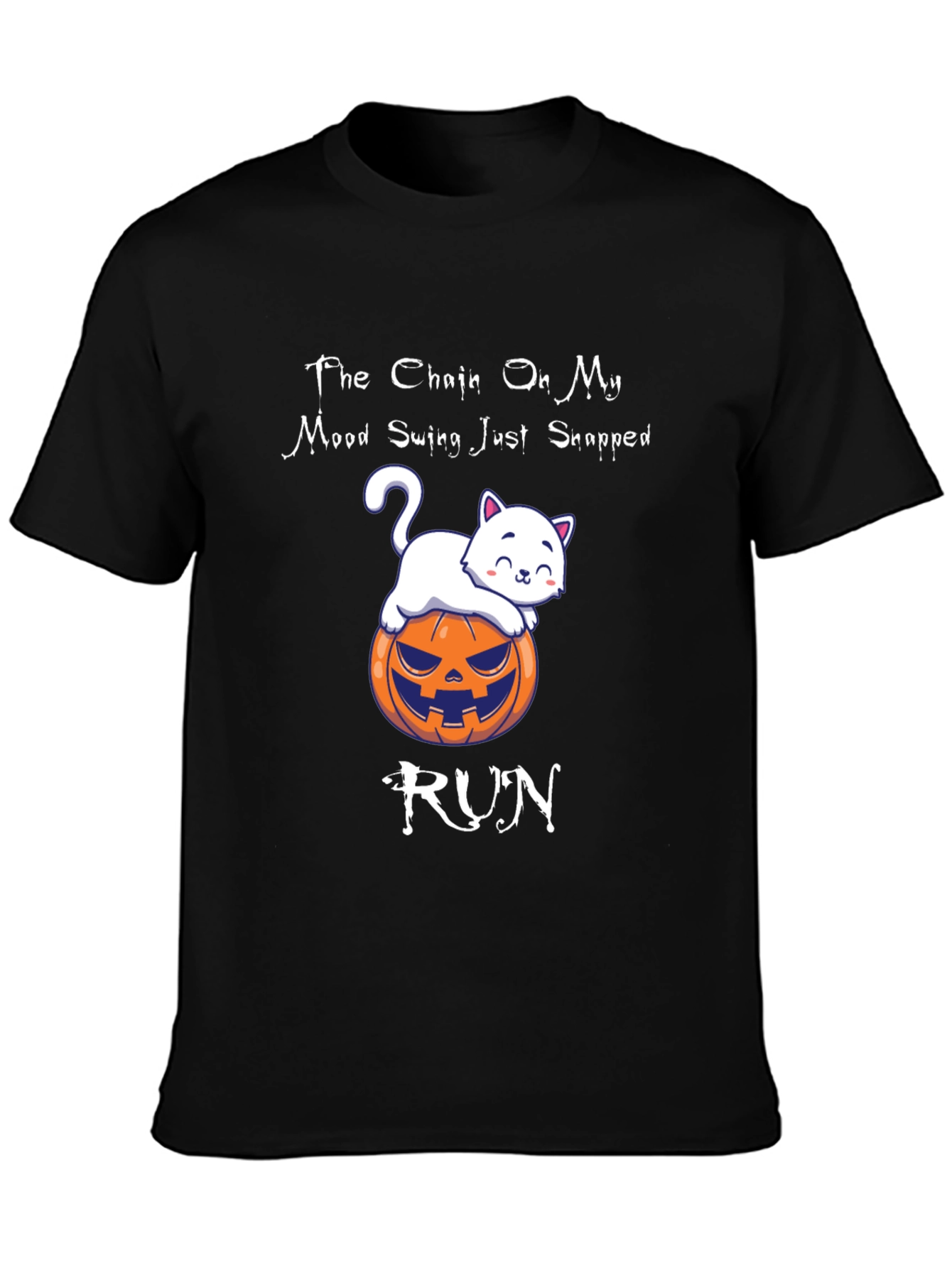 Halloween Cat Mood Swing T-Shirt