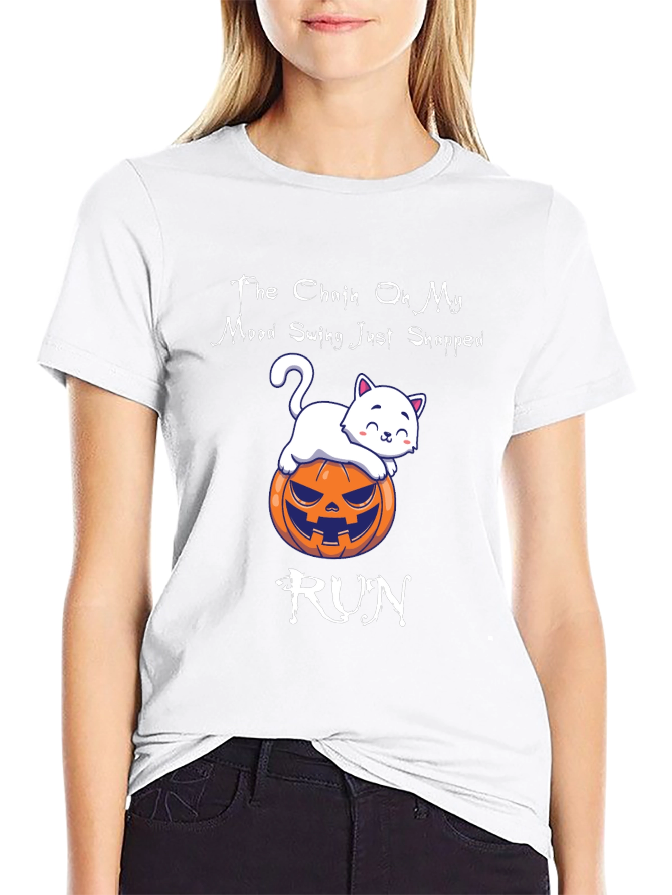 Halloween Cat Mood Swing T-Shirt