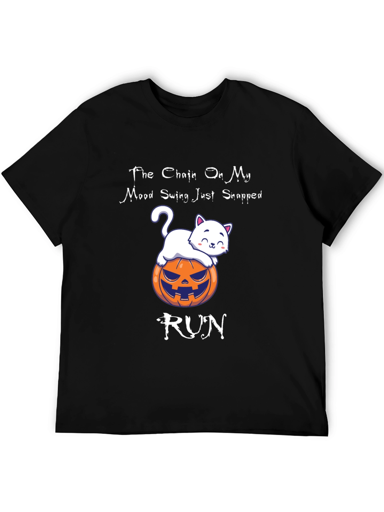 Halloween Cat Mood Swing T-Shirt