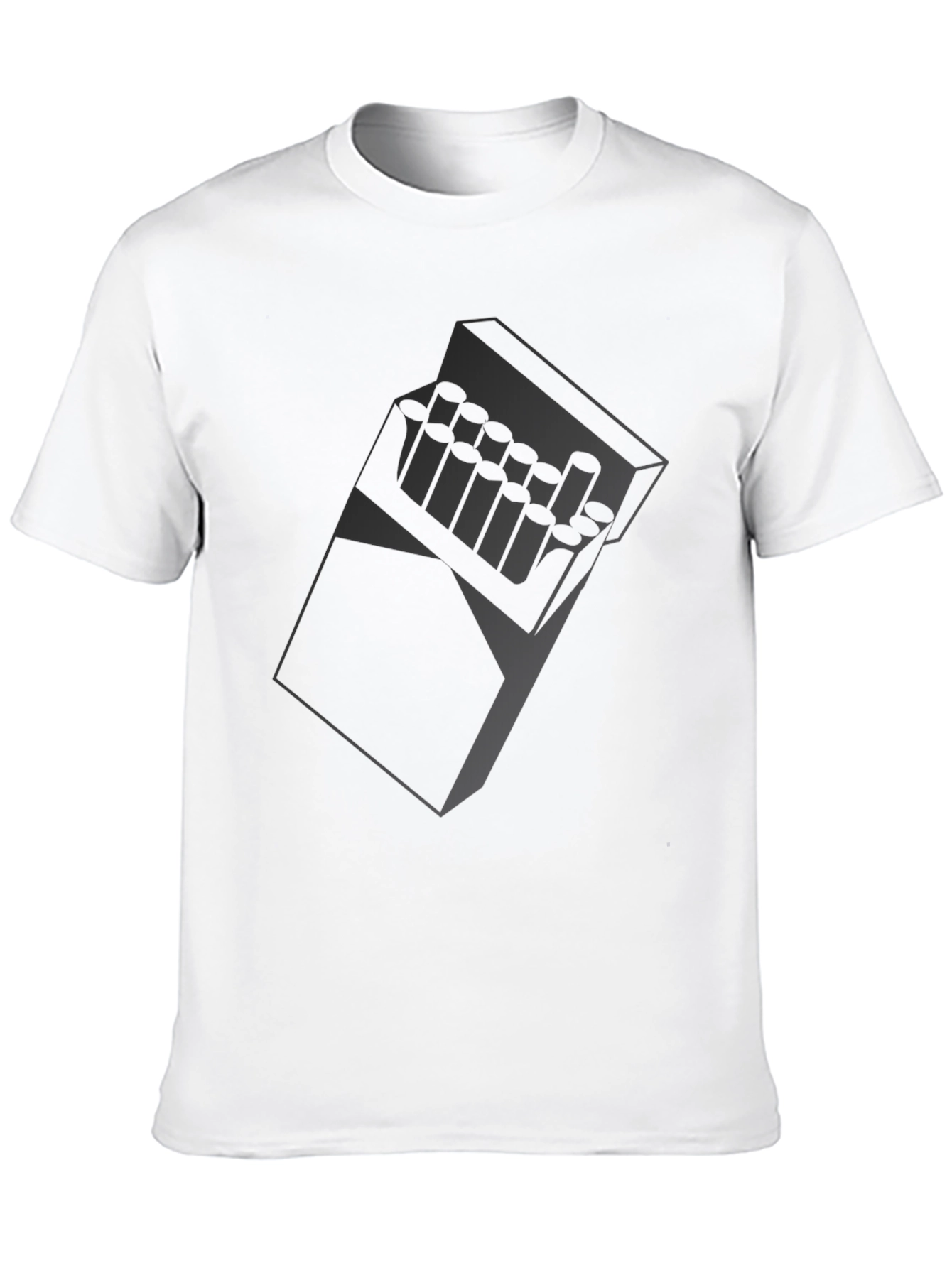 Cigarette Pack Graphic T-Shirt - Classic Black Tee
